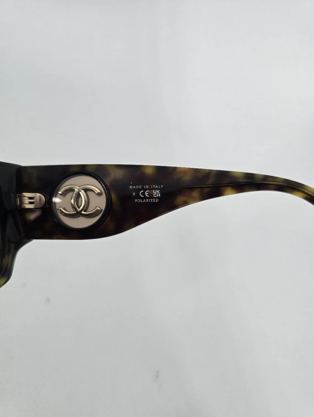 Chanel Square Dark Tortoise Women's Sunglasses 5549 with Case and Cloth